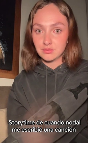 Joven revela que Nodal le escribió una canción antes de andar con Belinda