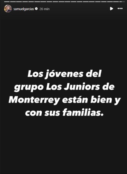 Lozalizan con vida a Los Juniors de Monterrey