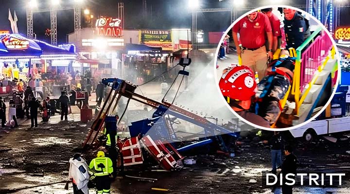 Nuevo León. Juego mecánico colapsa en feria; hay 15 heridos