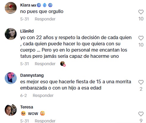 Video de quinceañera que se tatuó en fiesta divide opiniones