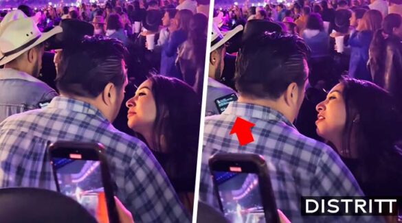 Captan infideliudad en concierto de Grupo Firme