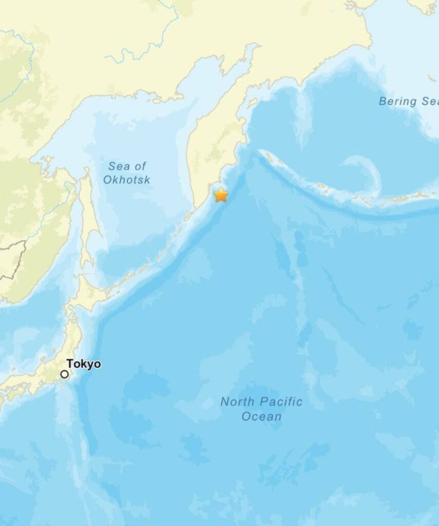 Reportan terremoto en Rusia