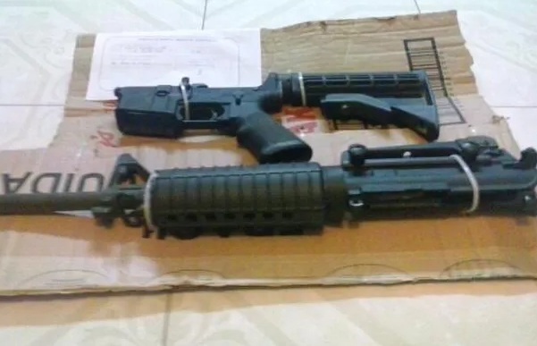 Arma de alto calibre AR-15