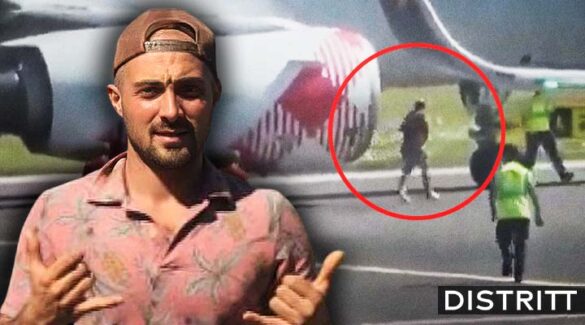 Hombre muere tras ser succionado por motor de avión |VIDEO