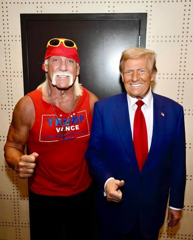 Hulk Hogan cercano y seguidor de Donald Trump