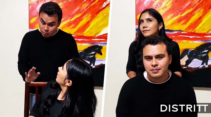 Pareja hace trend "escucho, pero no me divorcio"