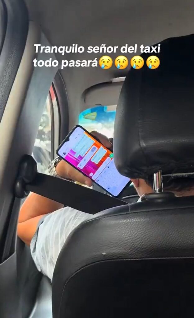 Terminan a taxista en pleno viaje