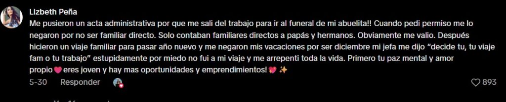 Reaccionan a joven despedida por irse de vacaciones