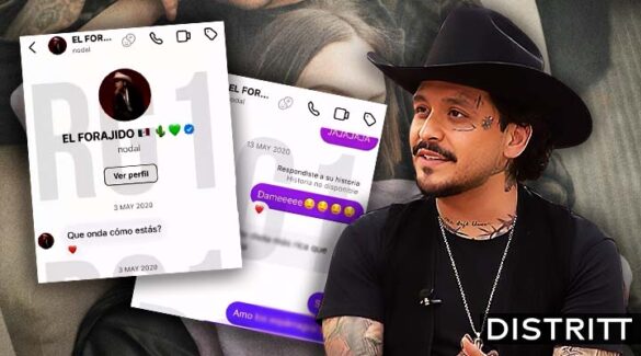 Exhiben mensajes comprometedores de Christian Nodal con fan