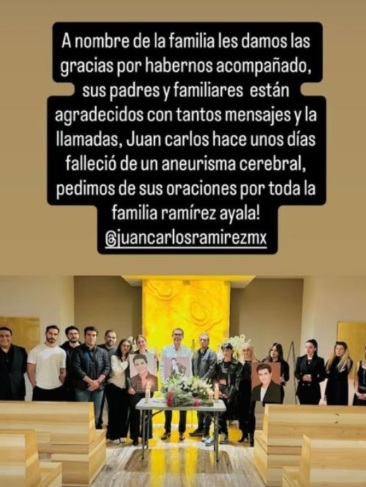 ¿De qué murió Juan Carlos Ramírez?