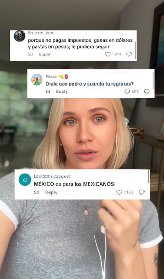 Influencer rusa se niega a pagar impuestos por vivir en México