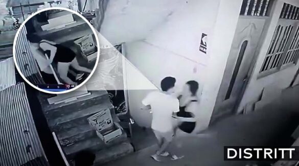 Jóvenes caen desde el sengundo piso tras discusión |VIDEO