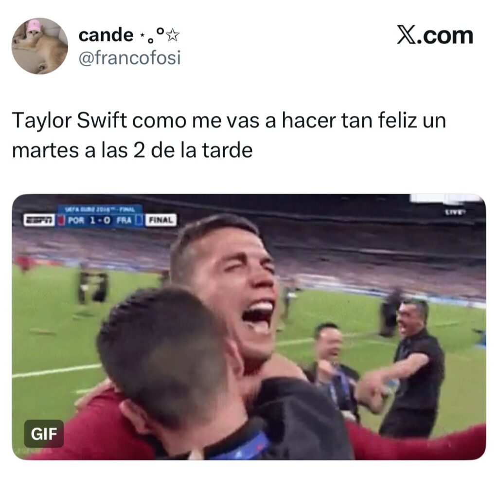 Memes del compromiso de Taylor Swift y Travis Kelce