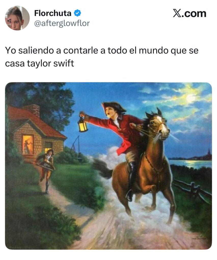 Memes del compromiso de Taylor Swift y Travis Kelce