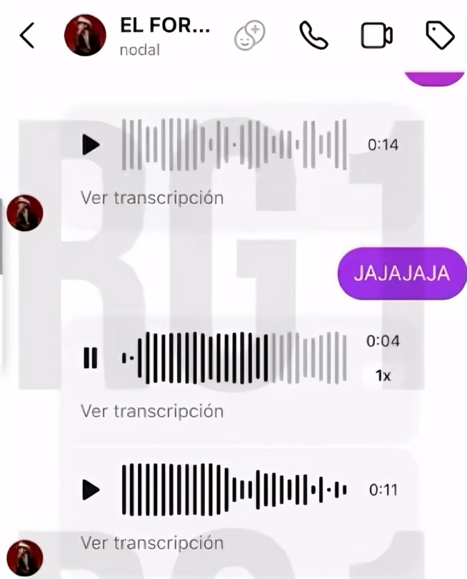 Exhiben mensajes comprometedores de Christian Nodal con fan