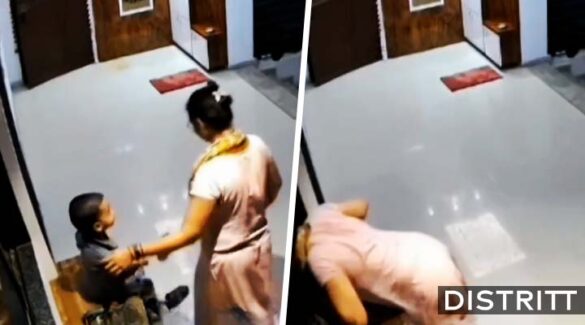 Mujer sienta a su hija en la ventana y cae por "descuido"