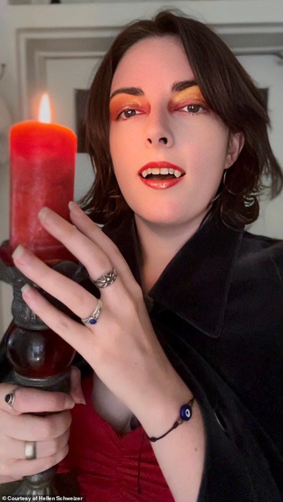 Mujer vampira revela que se alimenta de energía de otros