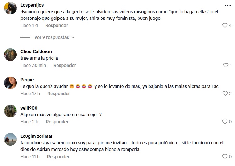 Internautas critican a Facundo, pero otros lo defienden