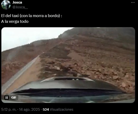 Reaccionan a video de taxista terminando su relación en pleno viaje