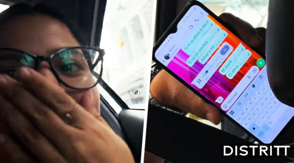 Taxista termina relación en viaje; usuaria lo hace viral