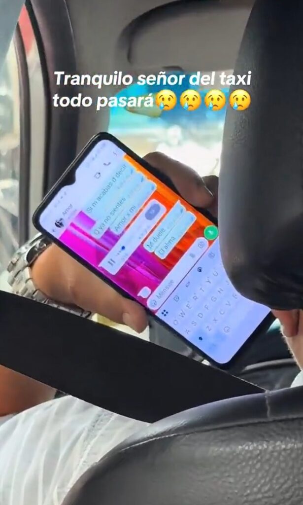 Terminan a taxista en pleno viaje