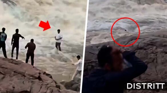 YouTuber desaparece tras ser arrastrado por corriente de cascada |VIDEO