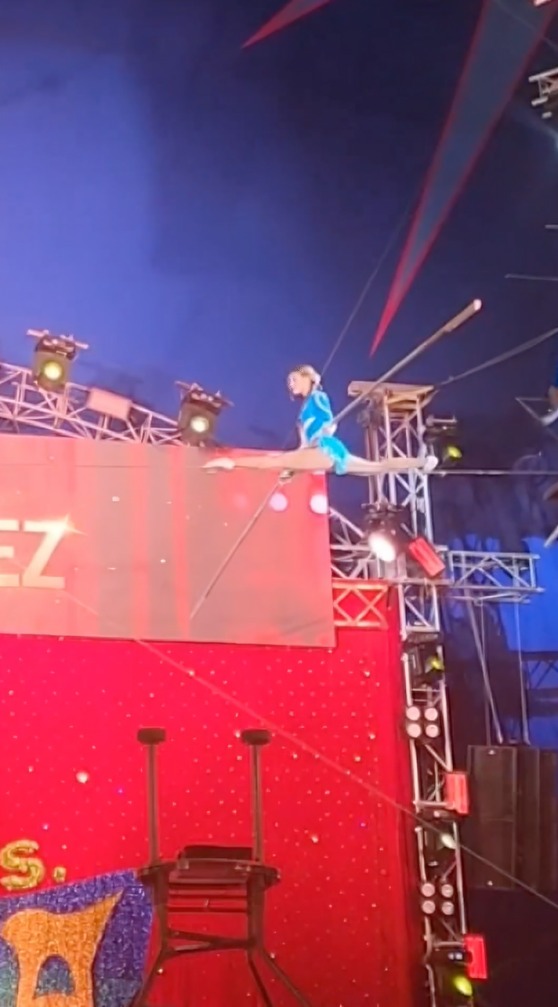 Trapecista del Circo Hermanos Gasca sufre accidente