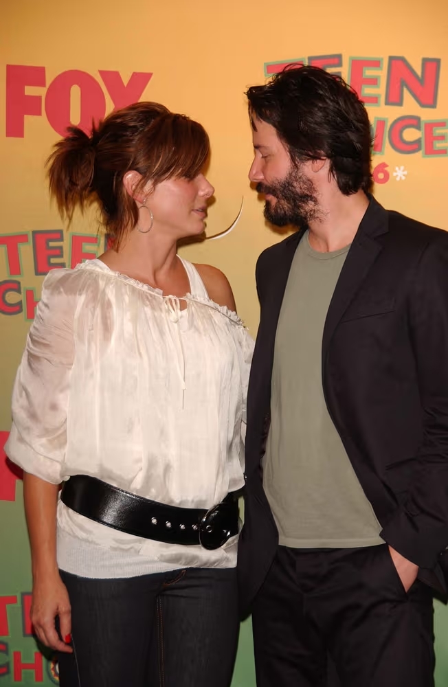 La "historia de amor" entre Keanu Reeves y Sandra Bullock