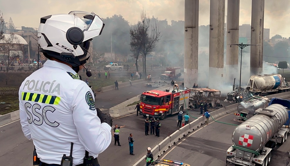 Explota pipa de gas en alcadía Iztapalapa