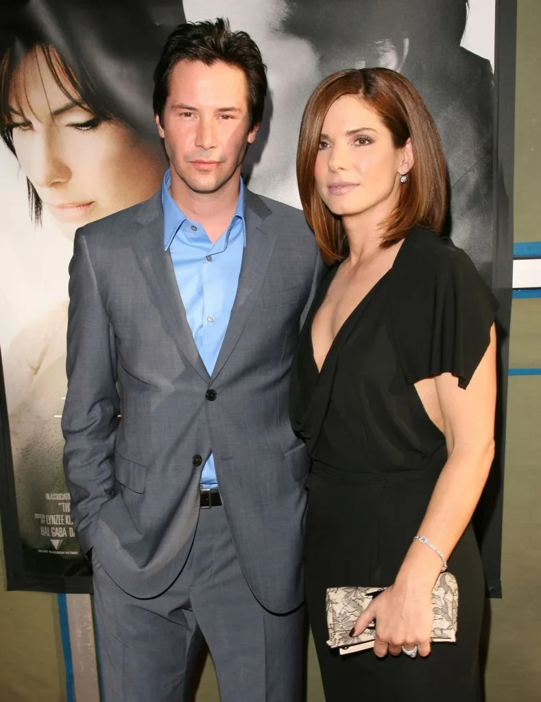 La "historia de amor" entre Keanu Reeves y Sandra Bullock