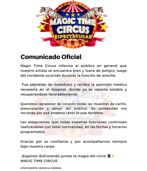 ¿Cómo se encuentra el trapecista?