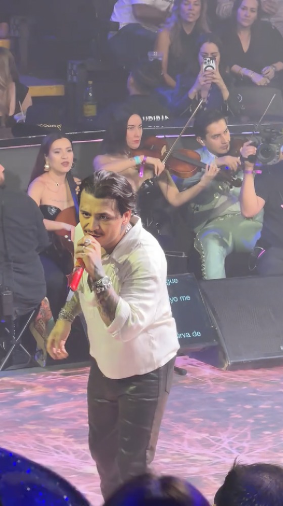 Christian Nodal insulta a su suegro frente a Ángela Aguilar