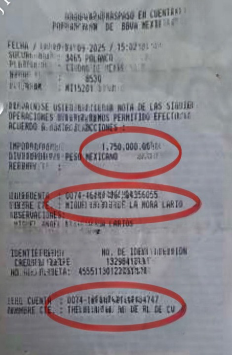 ¿Qué encontraron en las pertenencias de Miguel de la Mora?