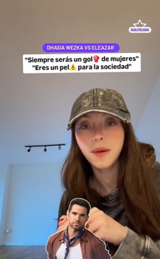 Dhasia Wezka lanza mensaje a Eleazar Gómez