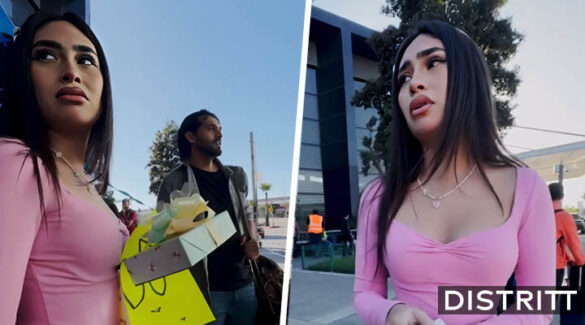 Hombre rechaza a mujer en aeropuerto por usar filtros