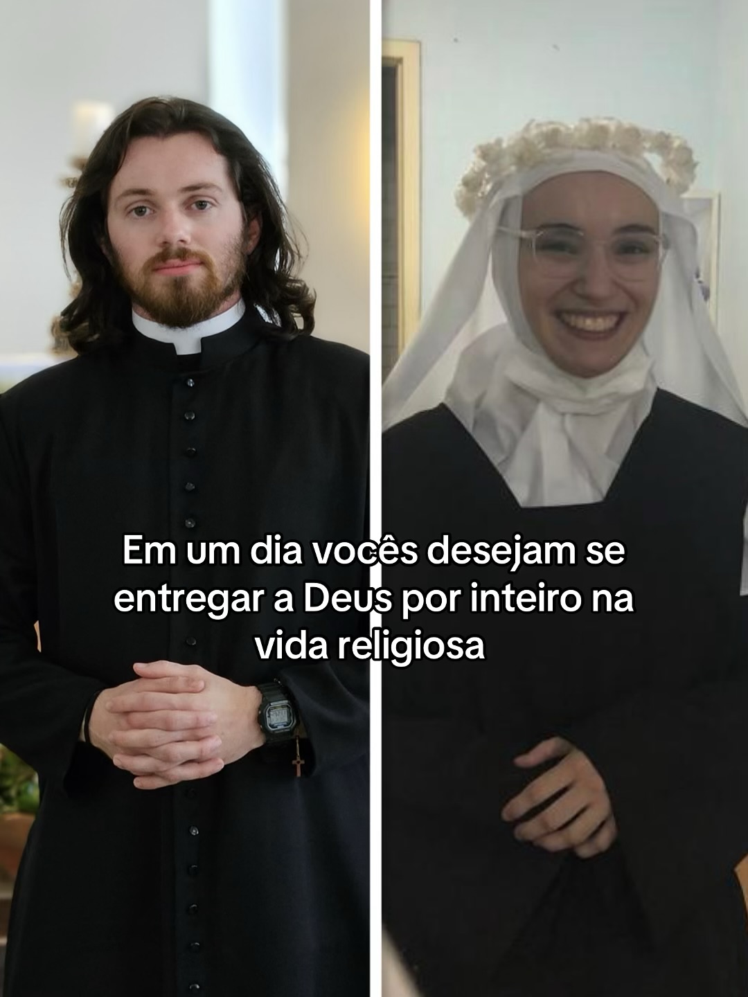 Joven que quería ser sacerdote se enamora de monja