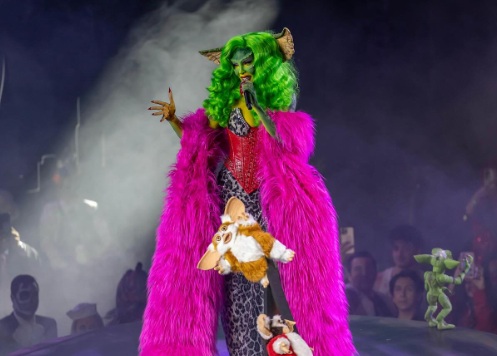 Belinda en su celebración de Halloween