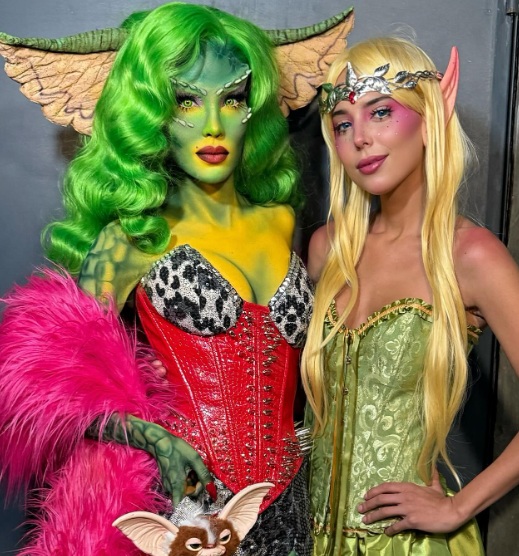 Belinda en fiesta de Halloween