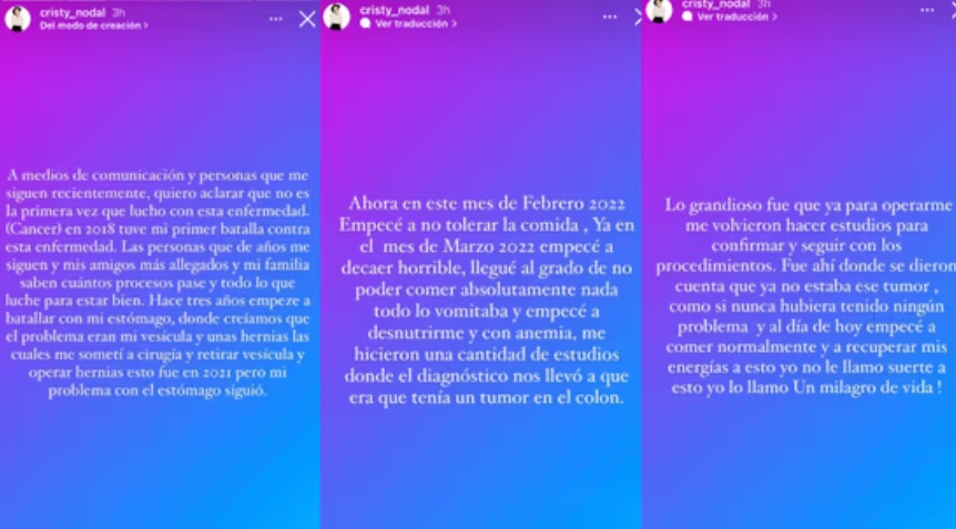 Las enfermedades de la mamá de Christian Nodal