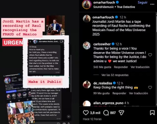 Aseguran que Fátima Bosch renunciaría a Miss Universo