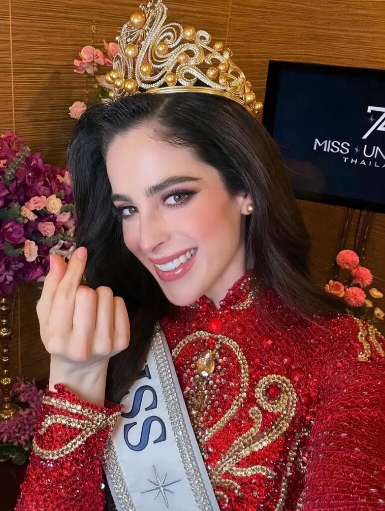Fátima Bosch reacciona a su triunfo en Miss Universo