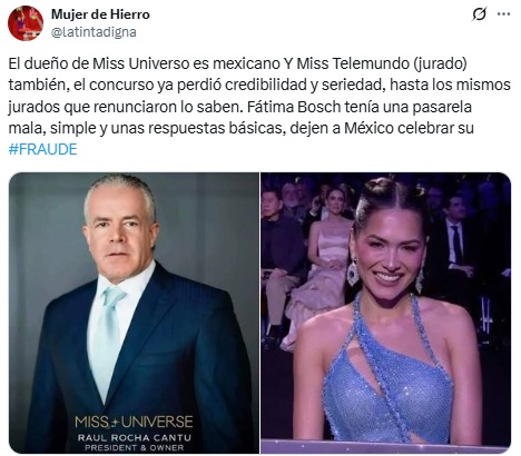 Mundo arde tras victoria de México en Miss Universo