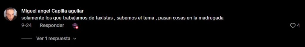 Usuarios reaccionan a video de fantasma detrás de taxtia