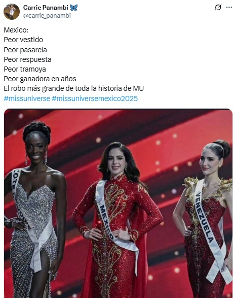 Mundo arde tras victoria de Fátima en Miss Universo