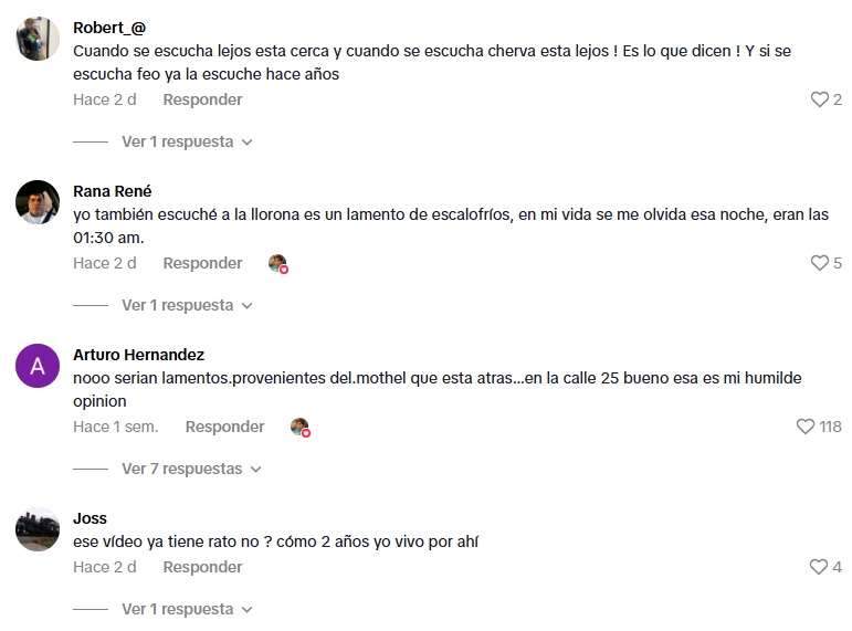 Usuarios aseguran que sí se trata de La Llorona