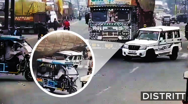 Camión pierde el control y aplasta a camioneta |VIDEO