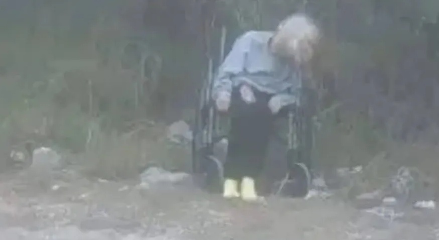 Reconocen abuela en silla de ruedas abandonada en Matamoros
