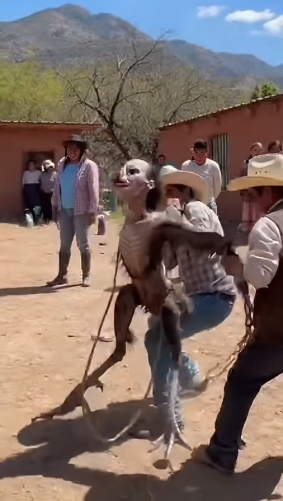 Captan a supuesta bruja transformándose