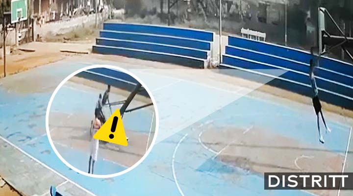Menor muere aplastado por aro de básquetbol