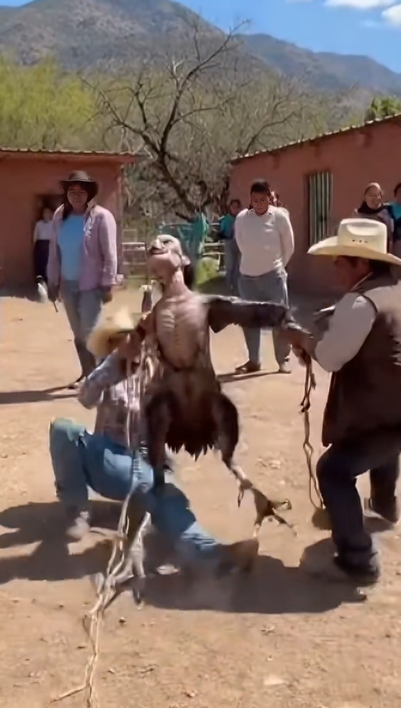 Redes reaccionan a video de transformación de bruja